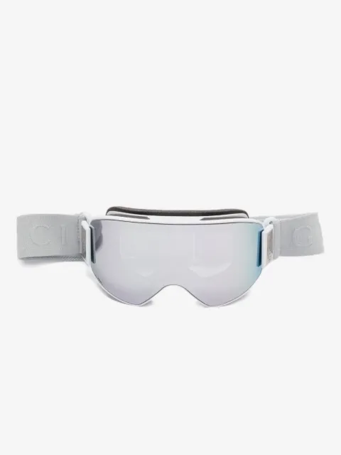 Gucci Eyewear logo-detail mirrored ski googles