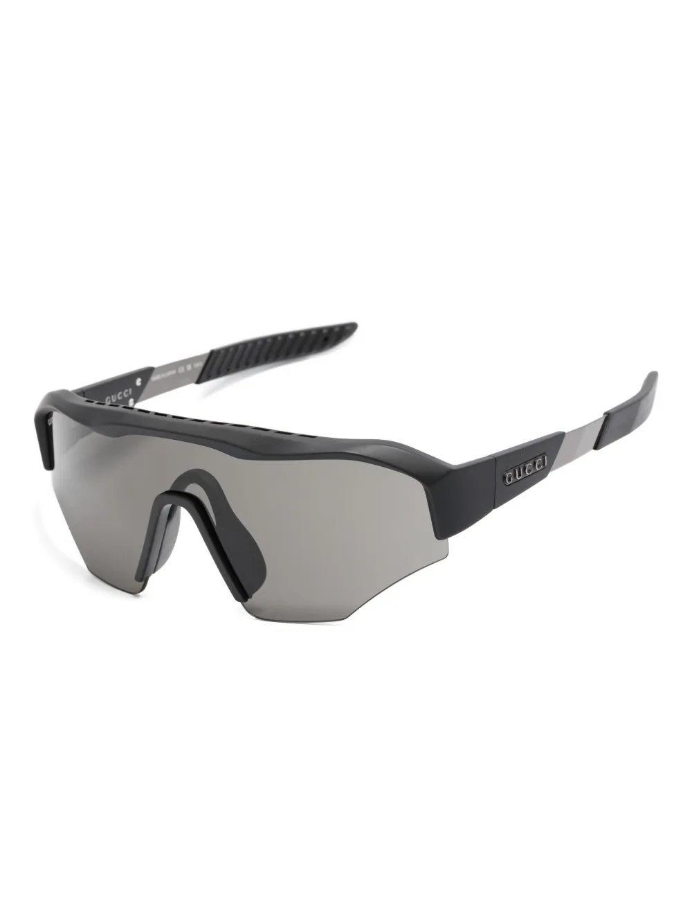 Gucci Eyewear shield-frame sunglasses - Zwart