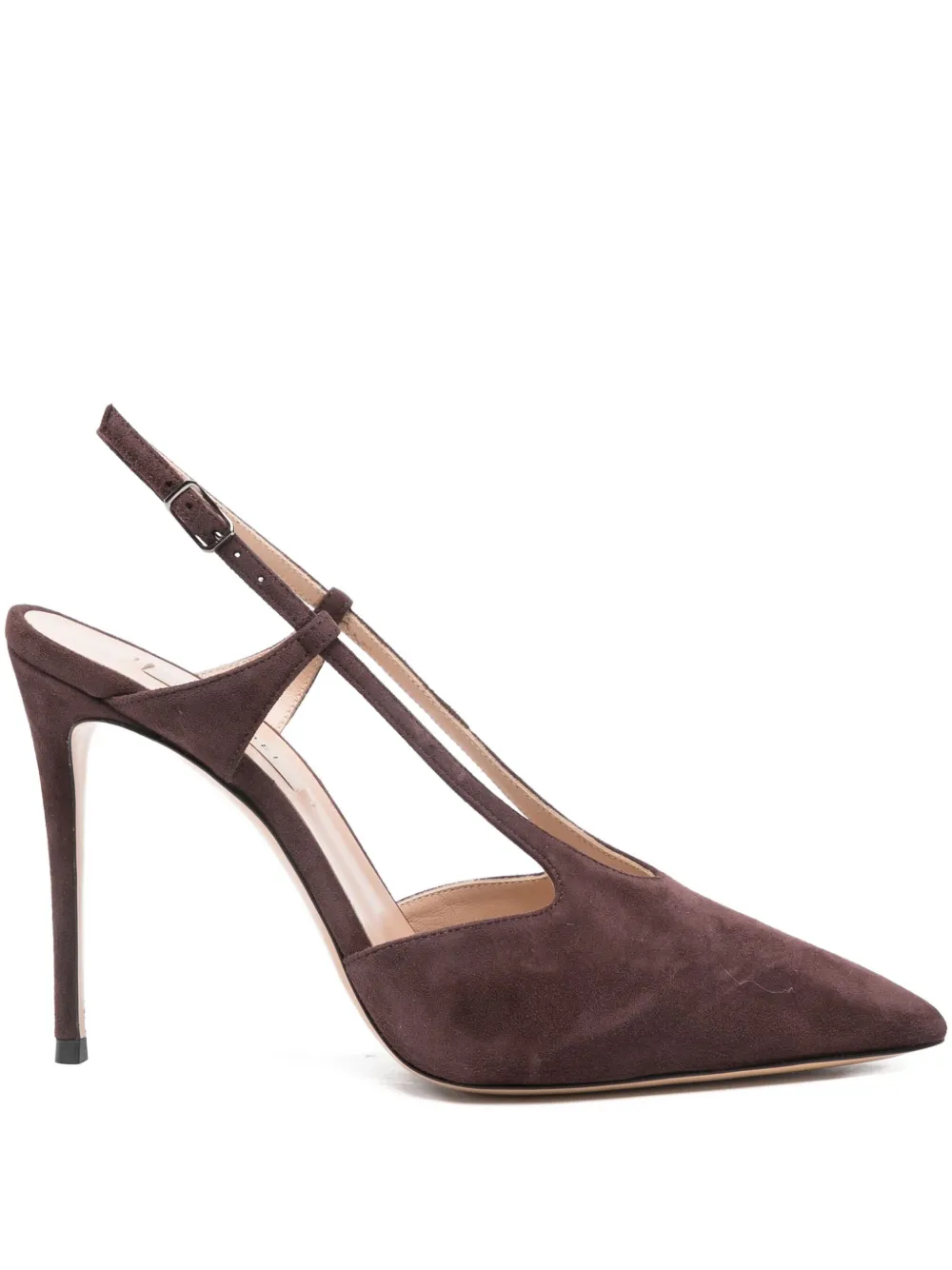 Casadei 100mm Julia pointed-toe pumps Bruin
