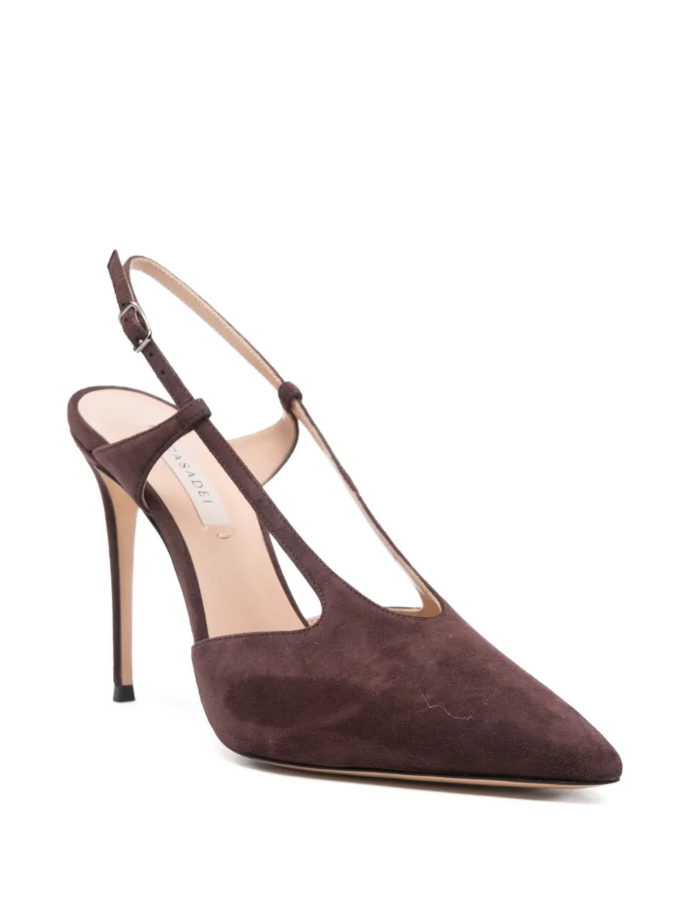 Casadei 100mm Julia pointed-toe pumps Bruin