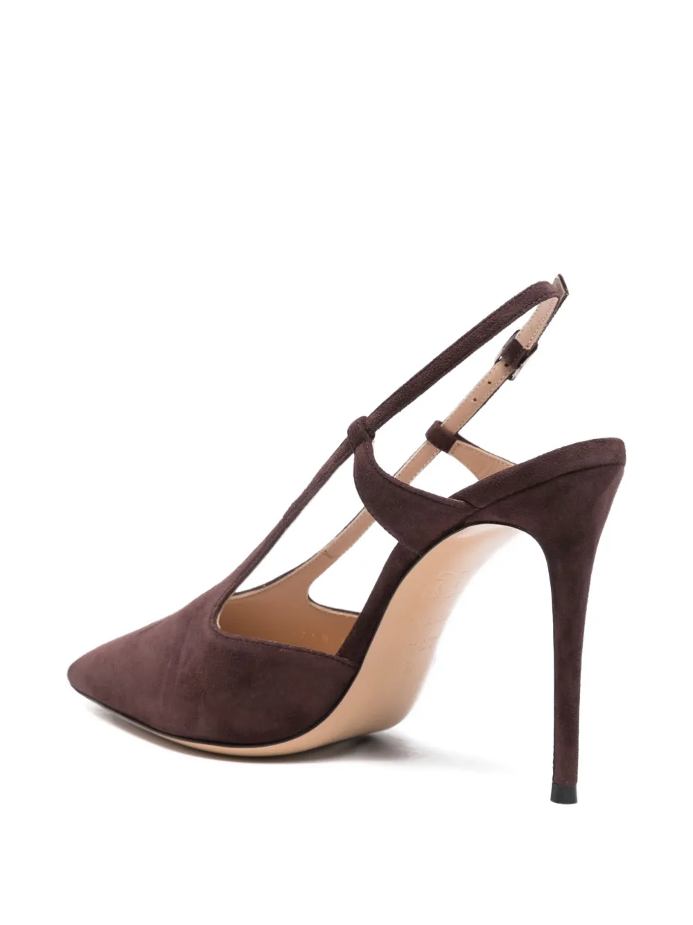 Casadei 100mm Julia pointed-toe pumps Bruin
