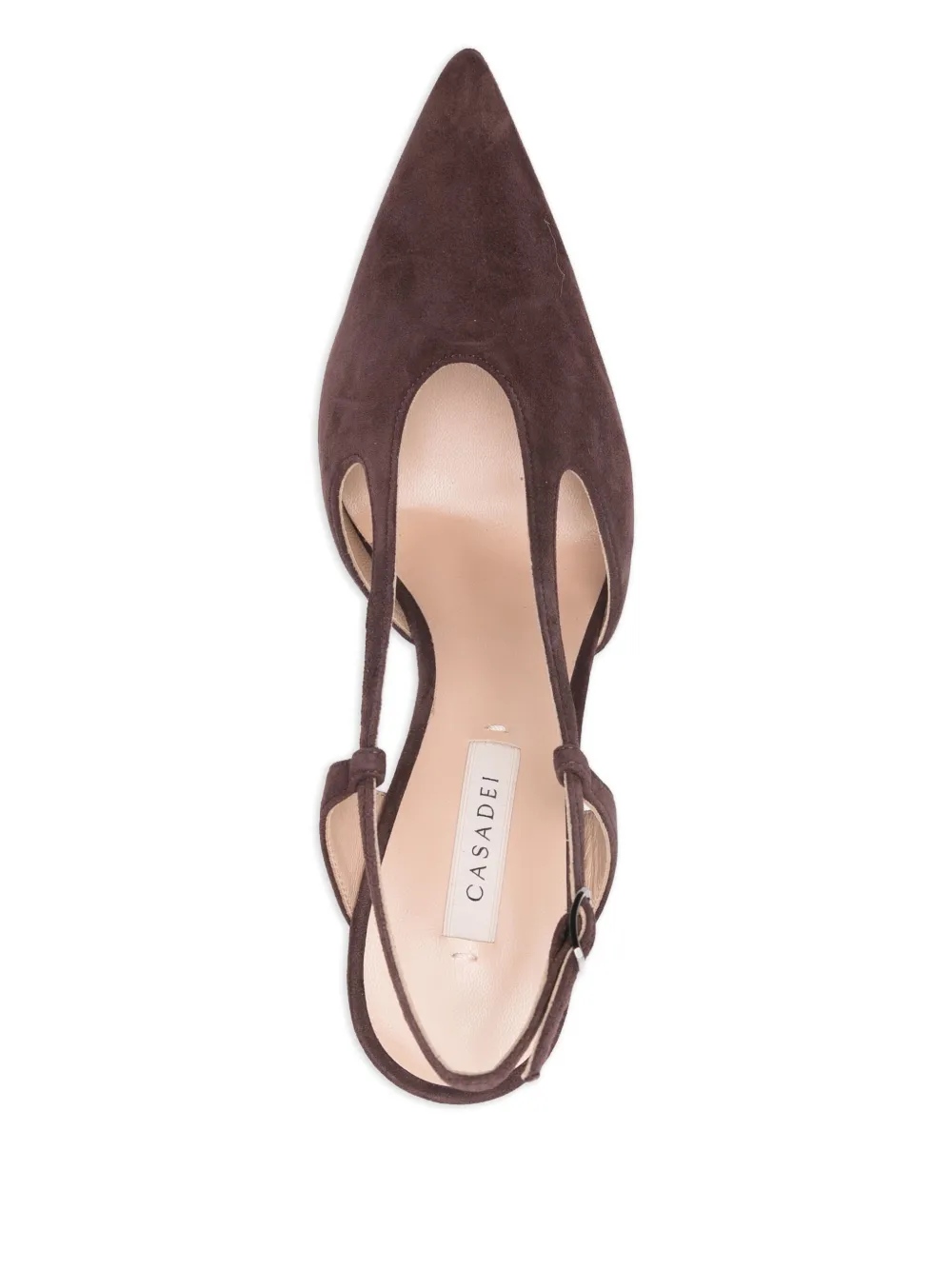 Casadei 100mm Julia pointed-toe pumps Bruin
