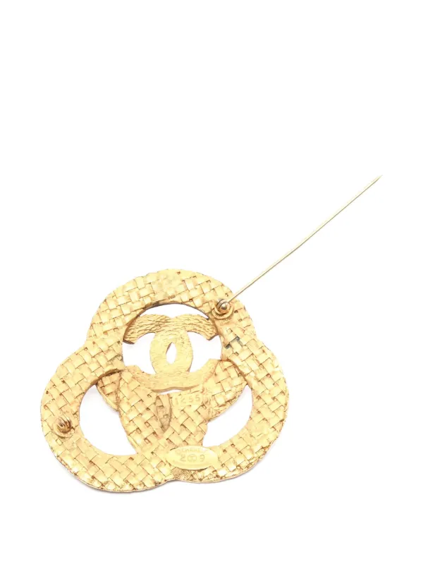 CHANEL Pre-Owned 1986-1988 ココマーク ブローチ | ゴールドトーン