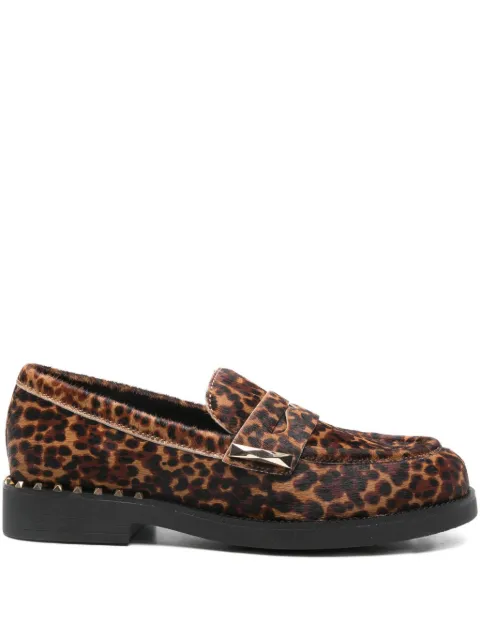 Ash leopard-print loafers
