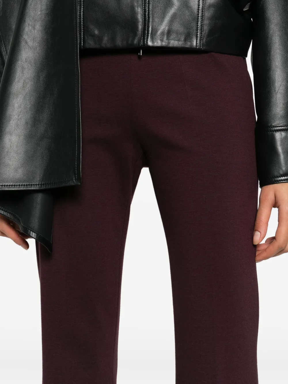 Liviana Conti Flared Trousers In Red