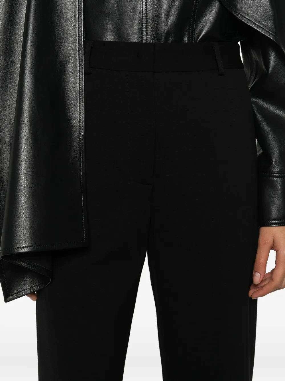 Liviana Conti Concealed Fastening Trousers In Black