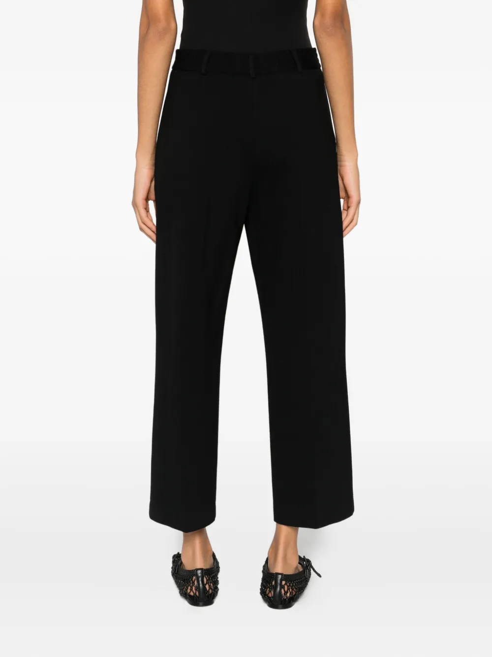 Liviana Conti Pantalon met verborgen sluiting Zwart
