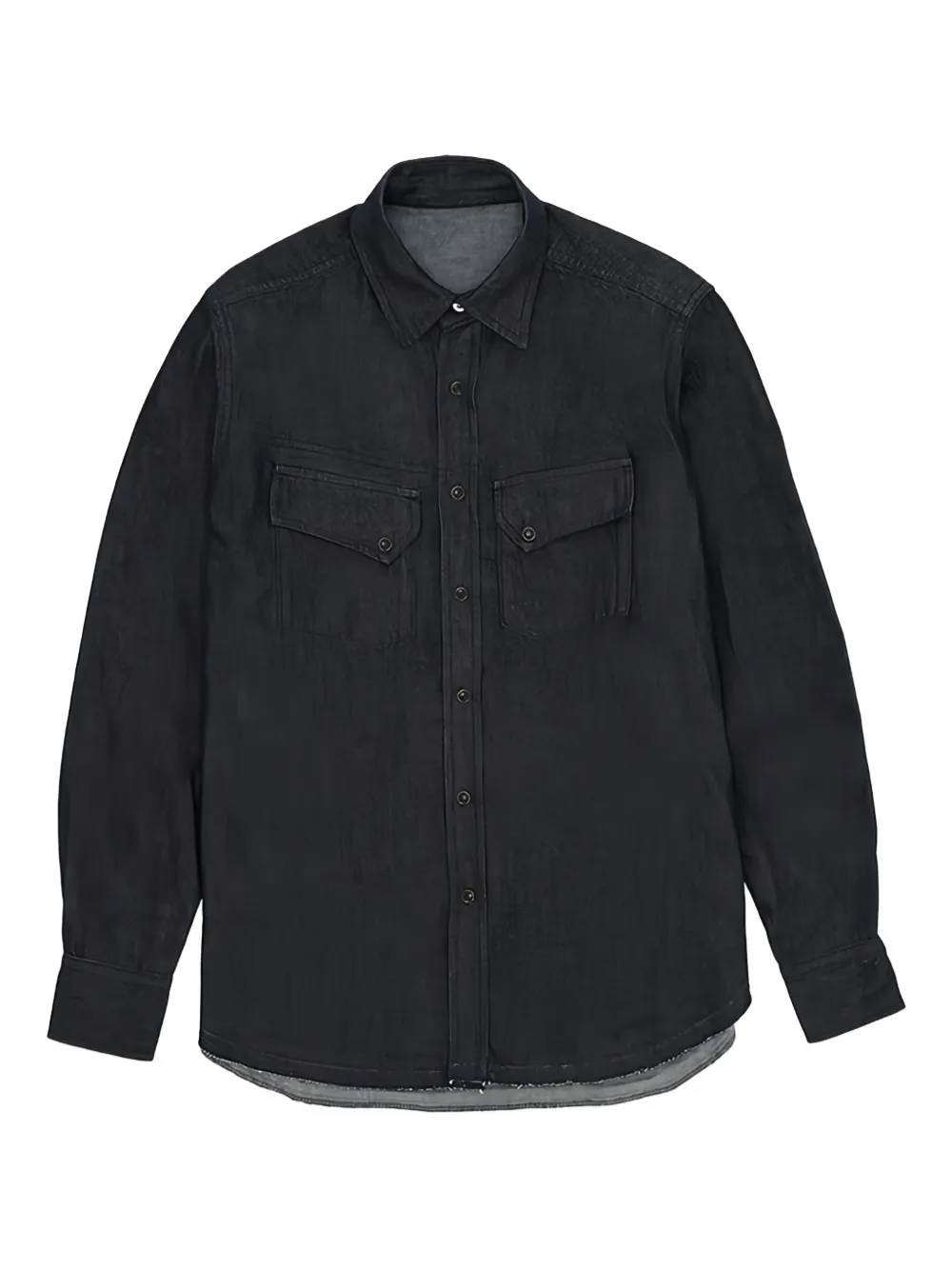 Fortela Pasadena buttoned chest-pocket shirt | Blue | Image 1