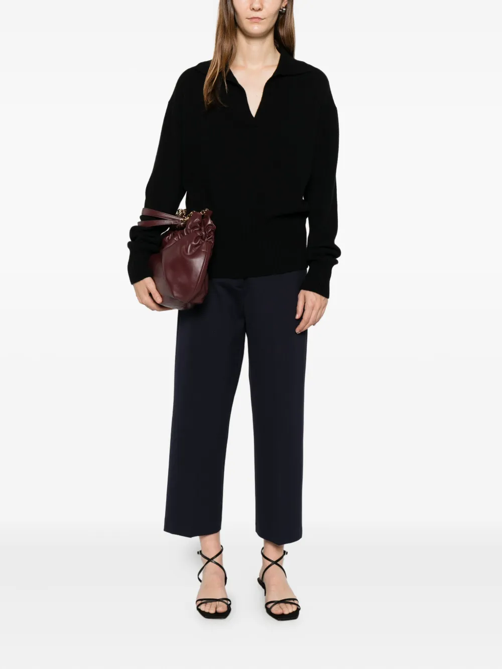 Liviana Conti Belt-loop Trousers In Blue