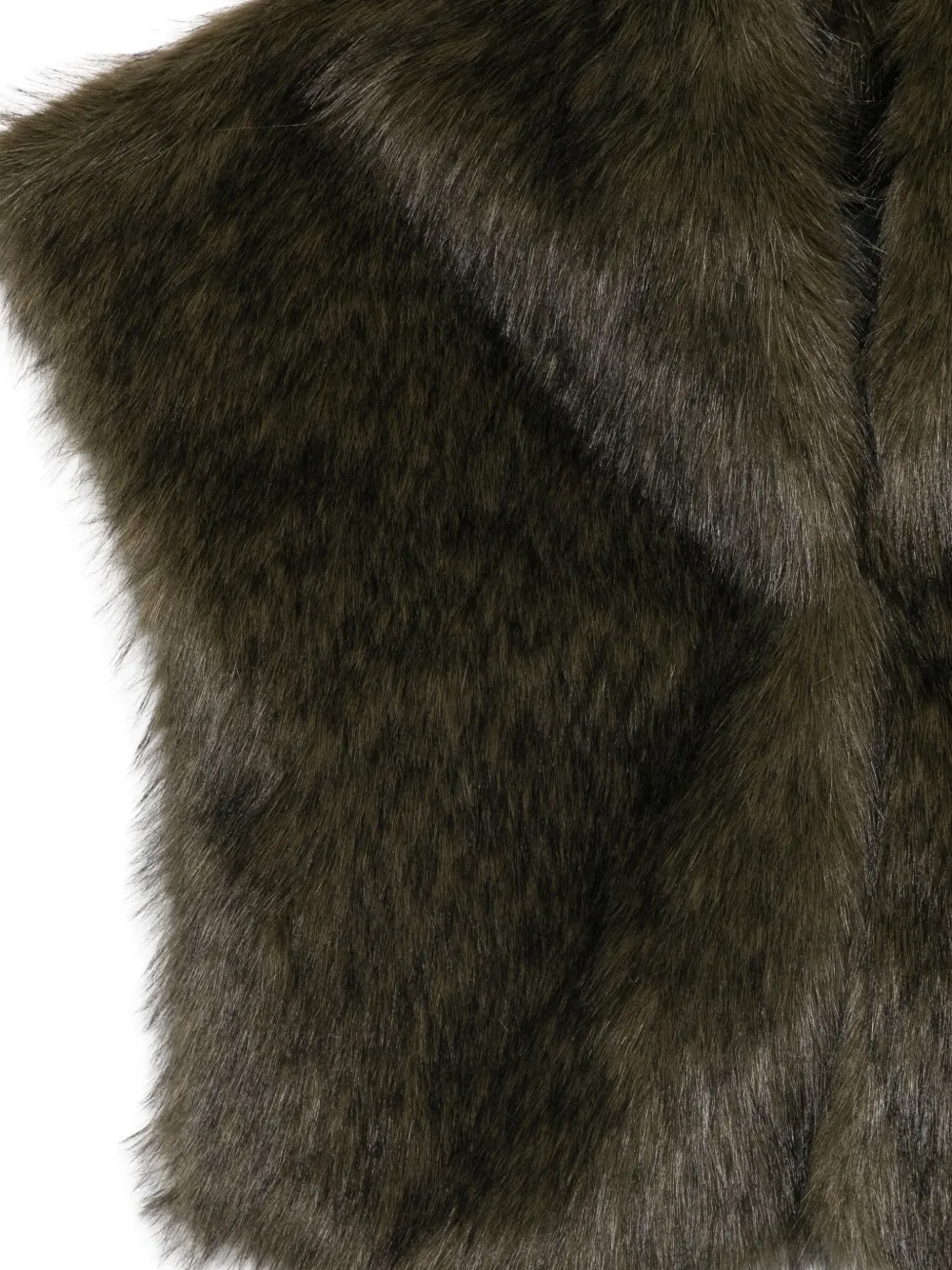 Liviana Conti Sydney Faux-fur Scarf In Green