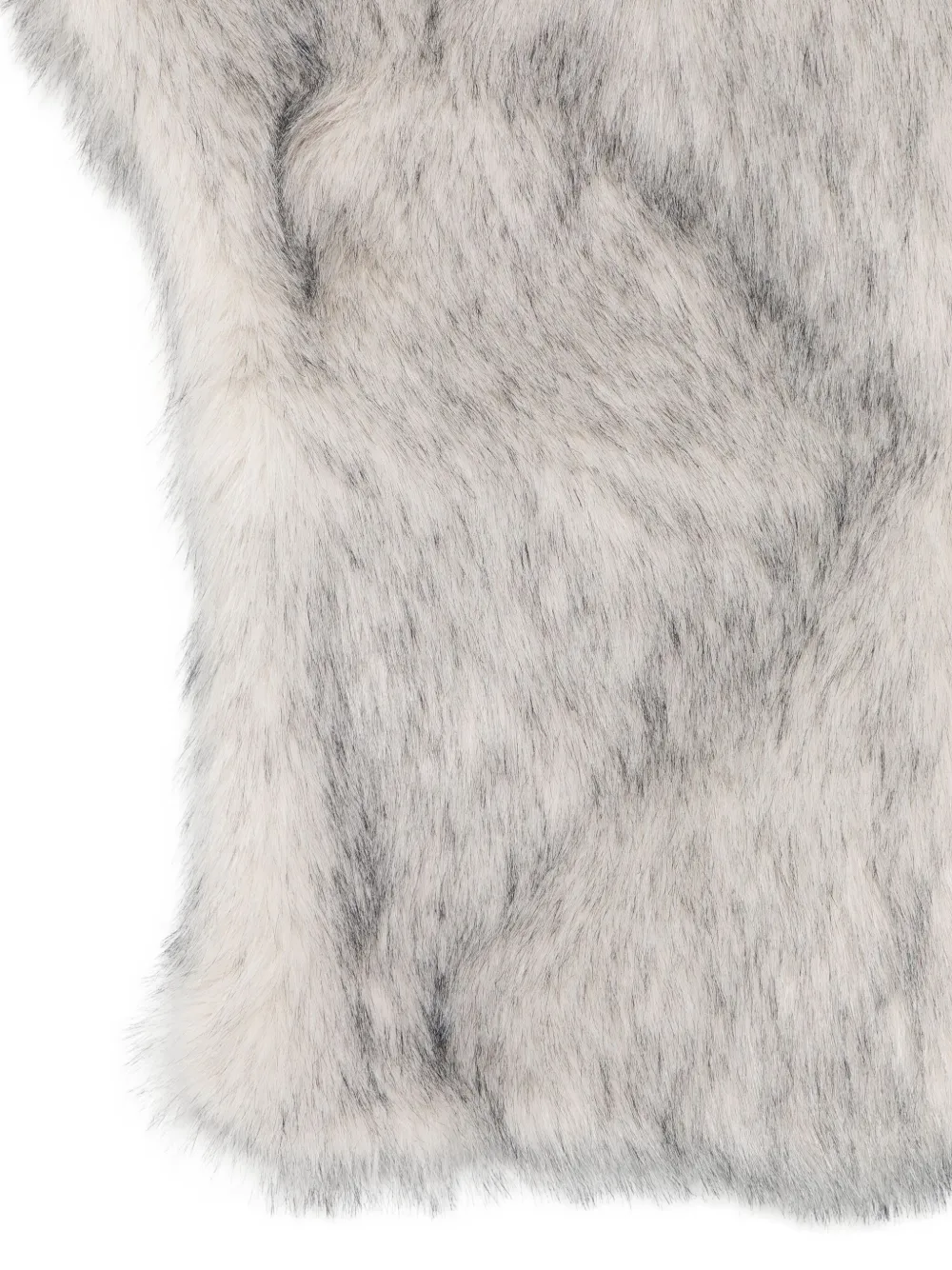 Liviana Conti Faux Fur Scarf In Gray