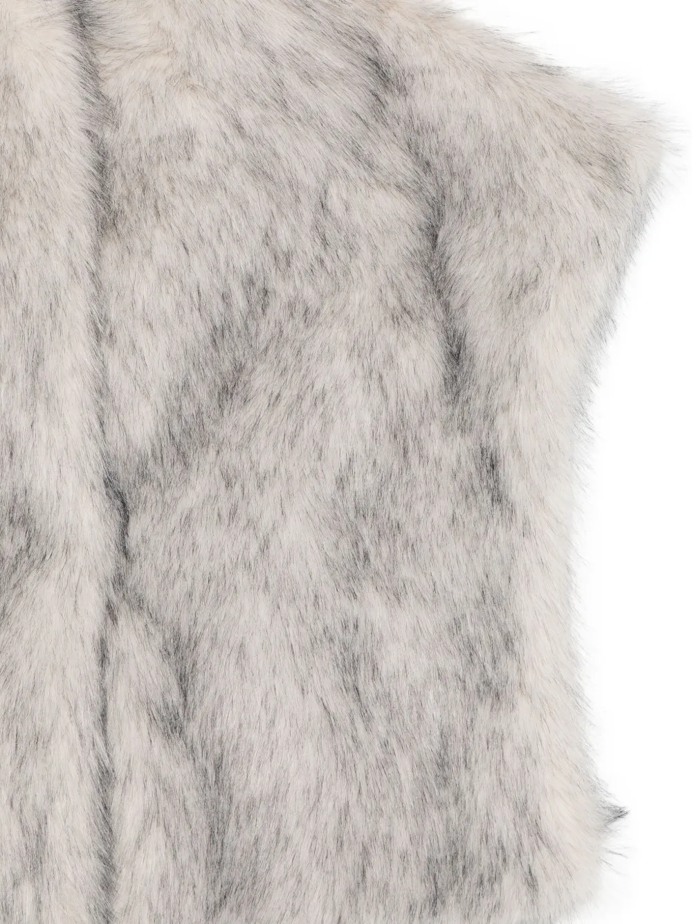 Liviana Conti Faux Fur Scarf In Gray