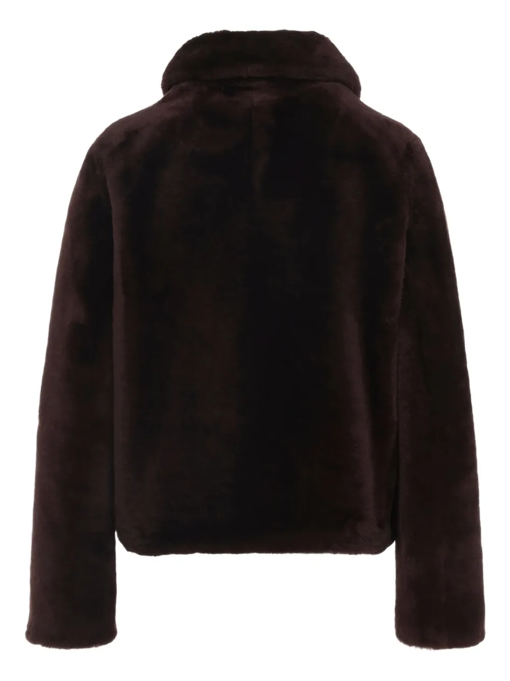 Yves Salomon Reversible Fur Jacket In Brown