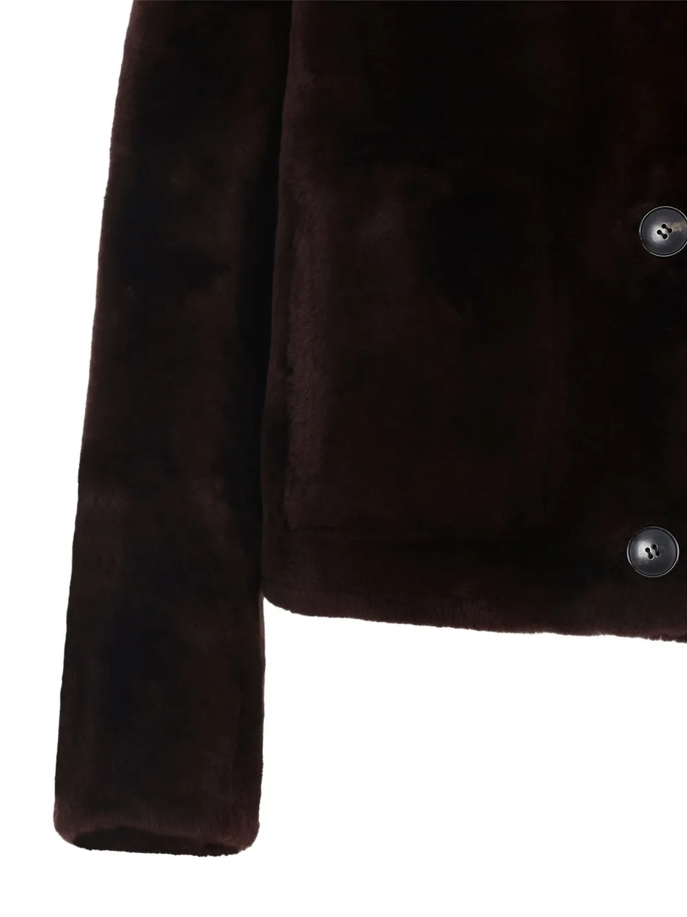 Yves Salomon Reversible Fur Jacket In Brown
