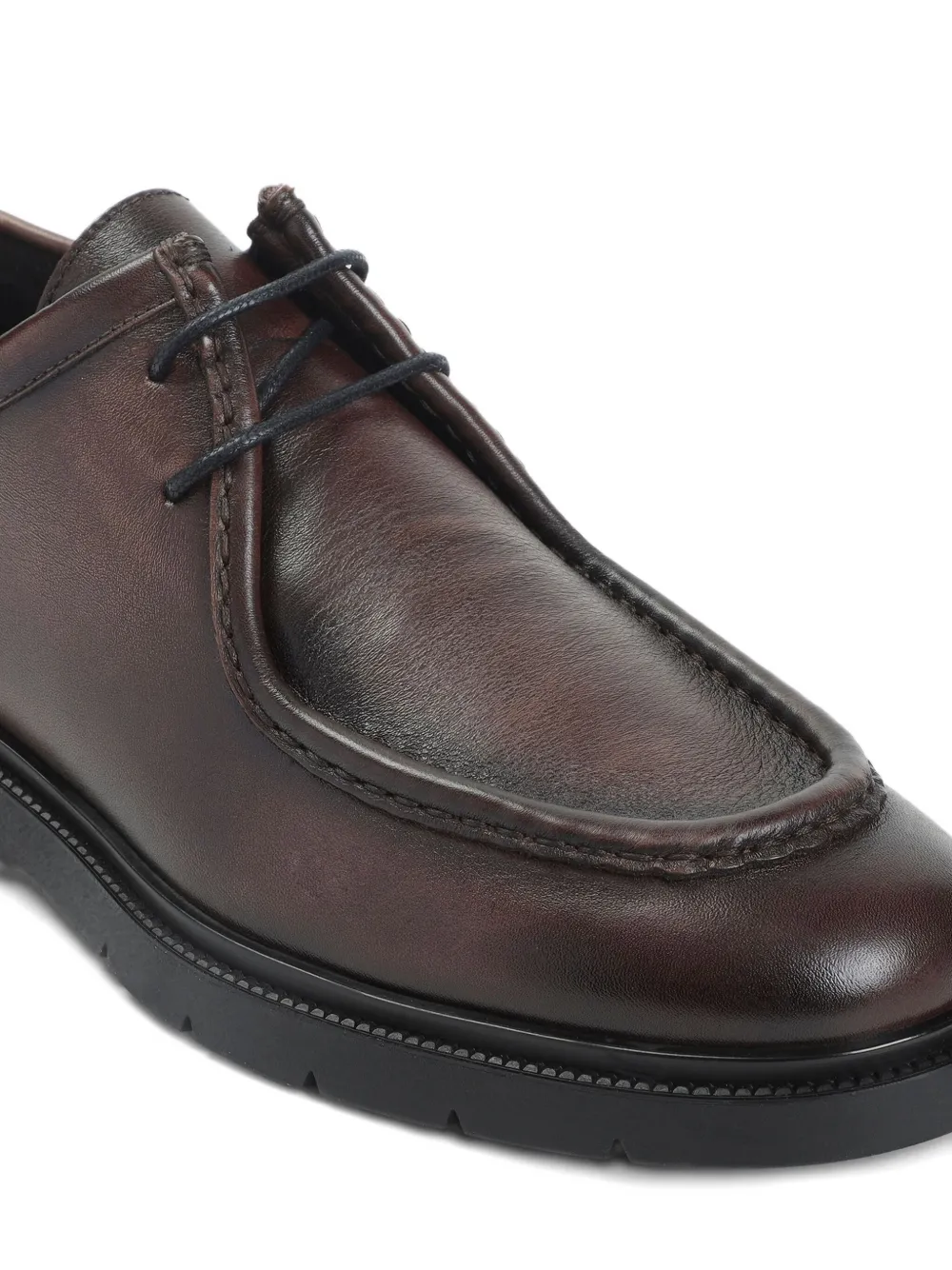 Kiton Leren brogues Bruin