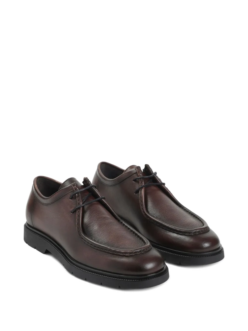 Kiton leather lace-up brogues | Derby Shoes | Image 2