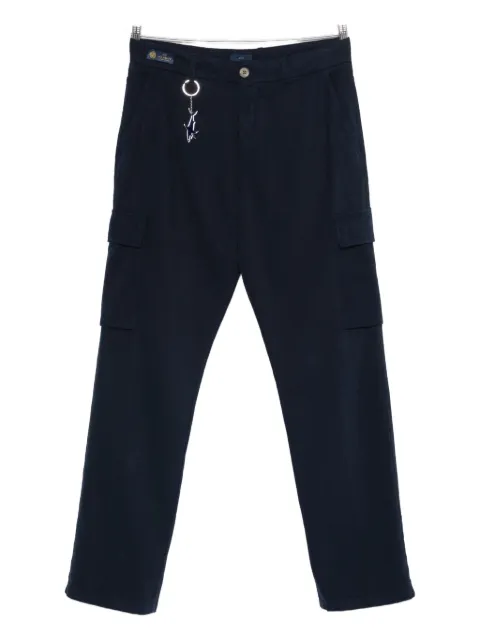 Paul & Shark logo-charm cargo pants