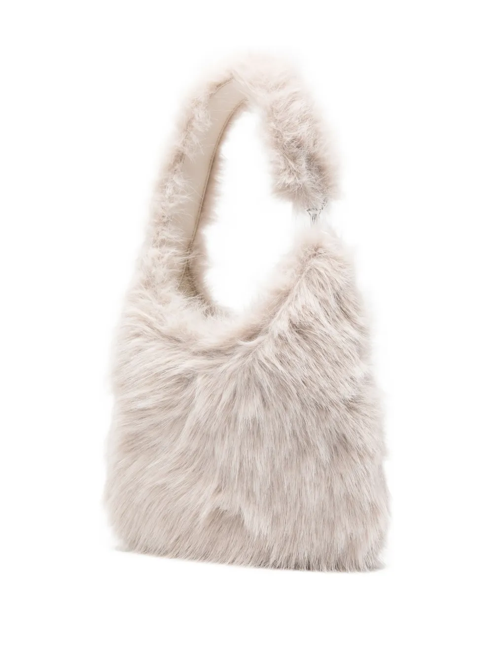 Liviana Conti Small Faux-fur Tote Bag In White