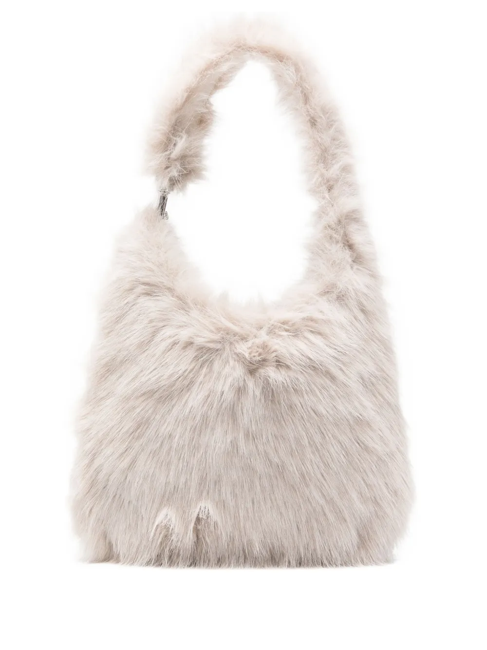 Liviana Conti Small Faux-fur Tote Bag In White