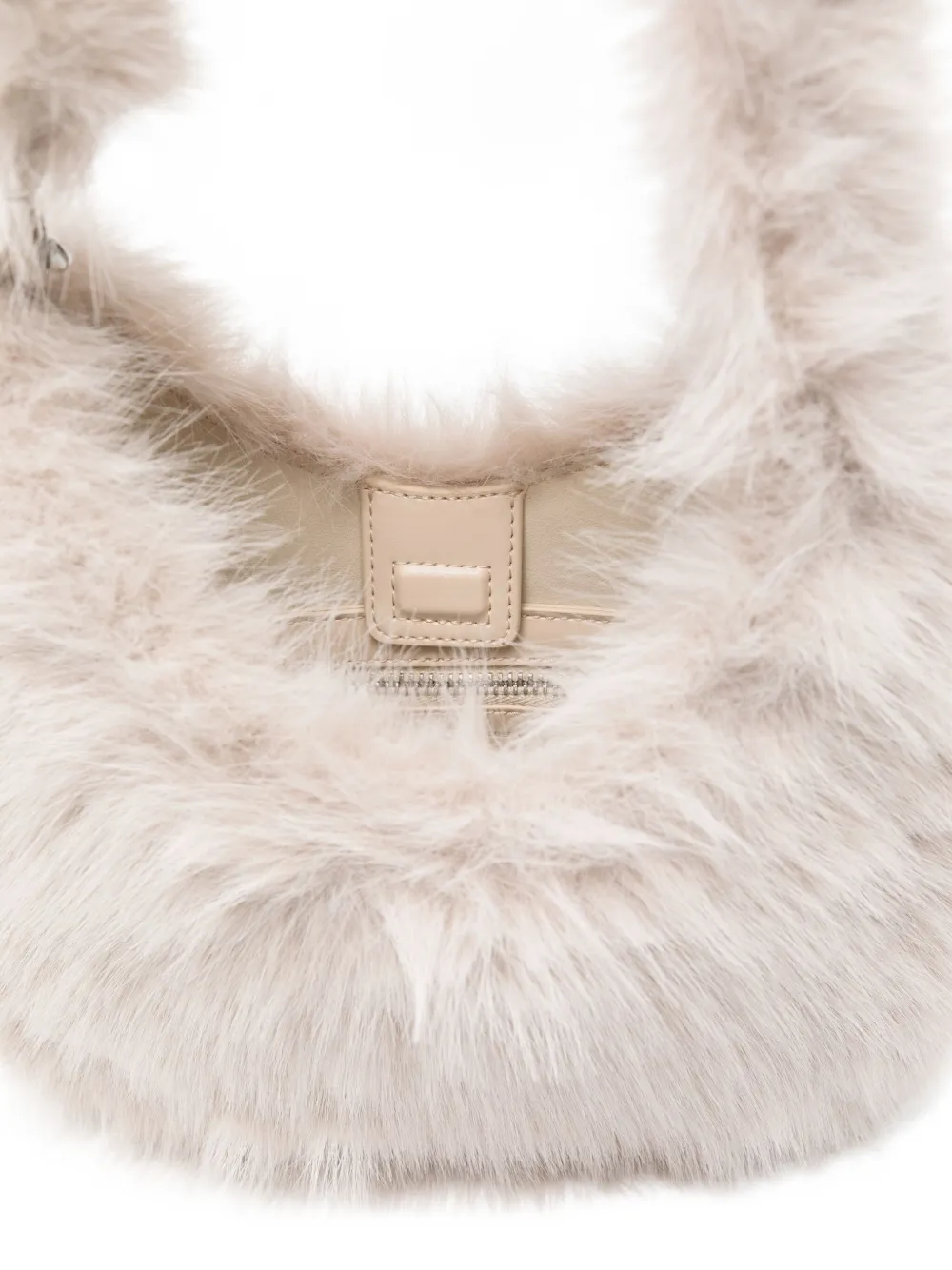 Liviana Conti Small Faux-fur Tote Bag In White