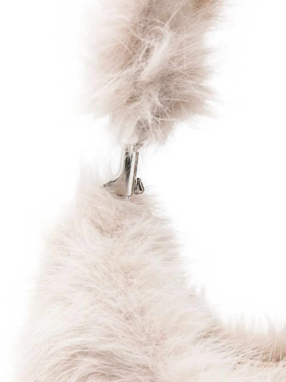 Liviana Conti Small Faux-fur Tote Bag In White