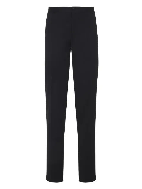 Canali pressed-crease trousers 