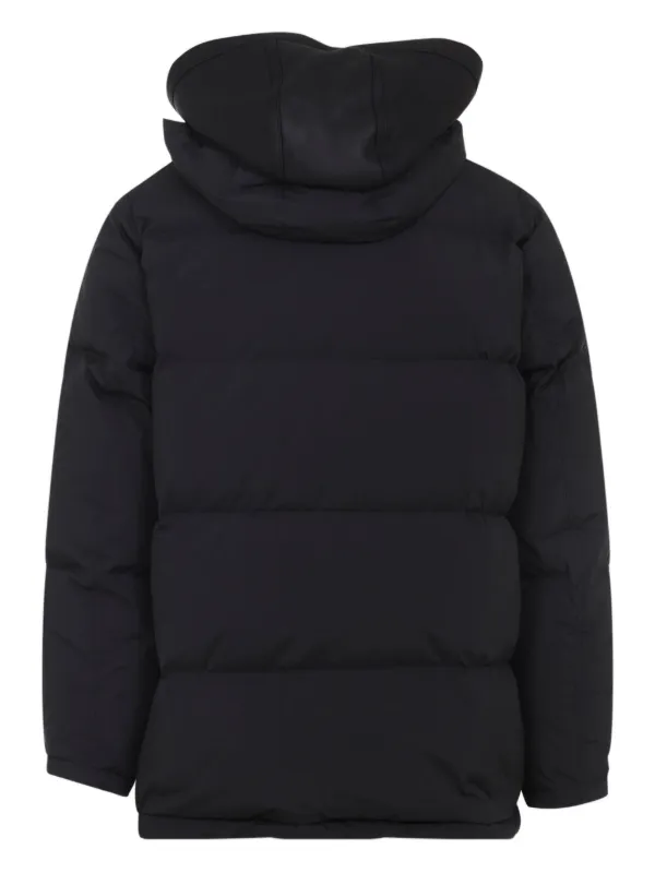 Yves Salomon フーデッド パデッドコート | ブラック | FARFETCH JP