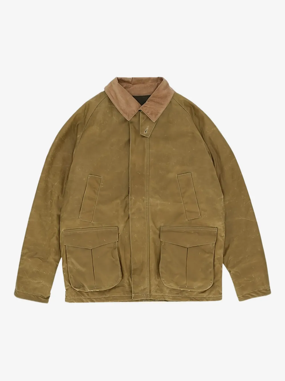 Fortela Bristol corduroy-collar jacket | Green | Image 1