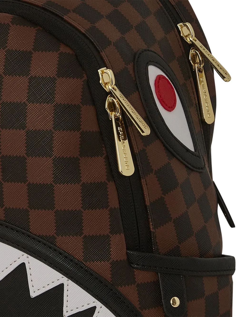 Sprayground Sawtooth Sharks In Paris Backpack In Brown