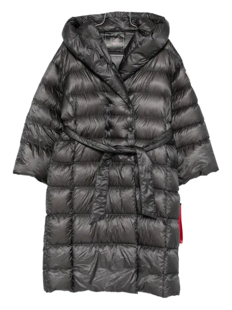 AFTER LABEL Creton hooded belted coat