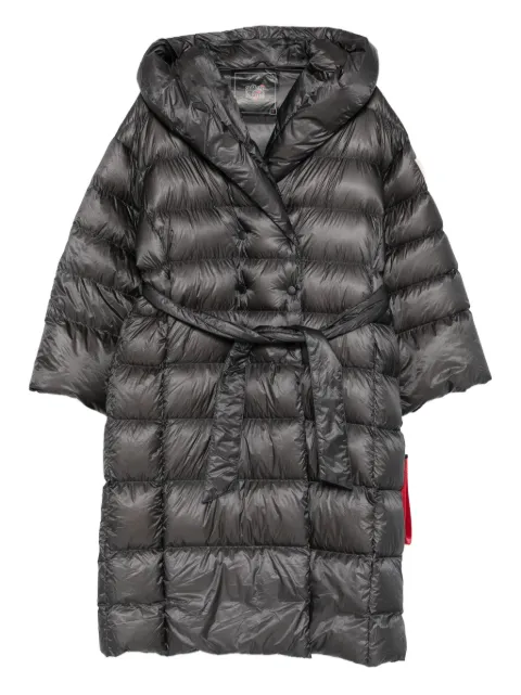 AFTER LABEL Creton hooded belted coat