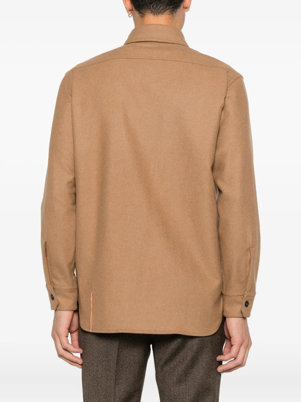 Fortela Shirtjack met knopen Beige