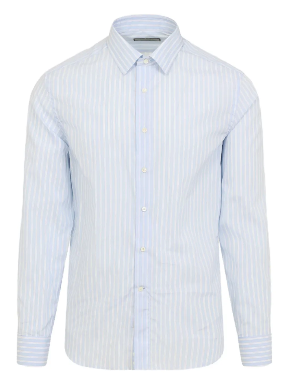 Canali striped cotton shirt | Blue | Image 1