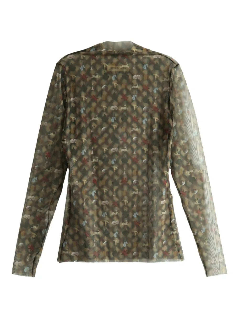 Yassmin Saleh La Reverie Tattoo T-shirt In Brown