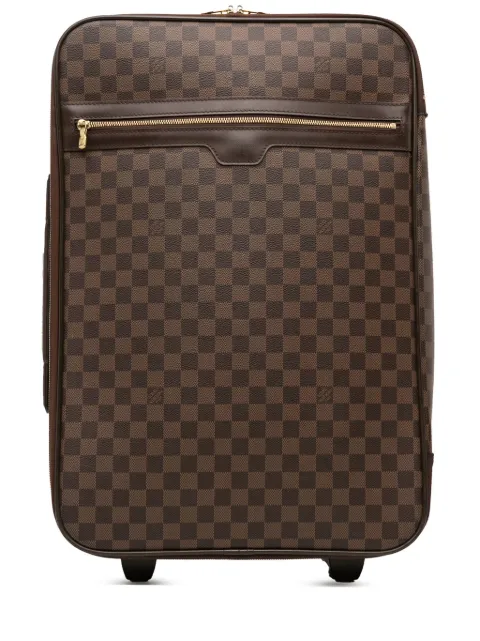 Louis Vuitton Pre-Owned 2000-2025 Damier Ebene Pegase 55 travel bag