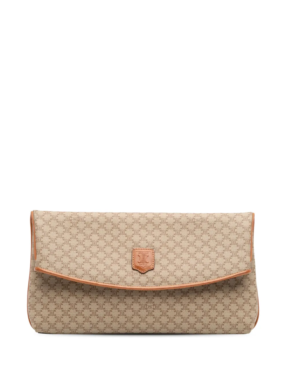Celine Pre-Owned 2008 Macadam Coated Canvas clutch bag - ブラウン Celine Pre-Owned 2008 Macadam Coated Canvas clutch bag - ブラウン
