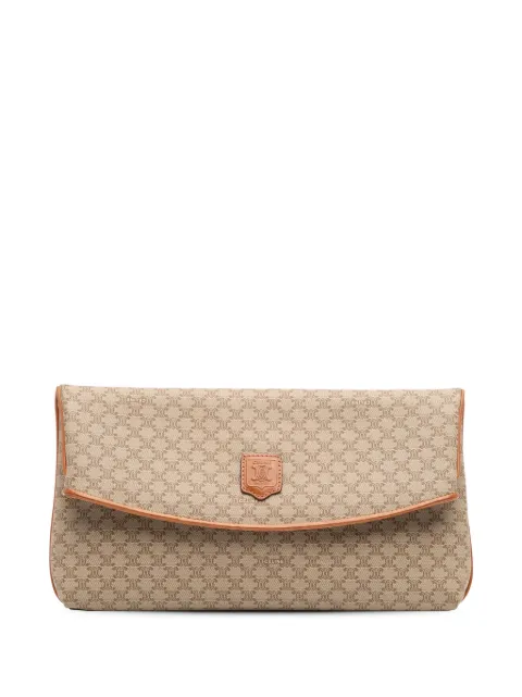 Celine Pre-Owned 2008 Macadam Coated Canvas clutch bag
