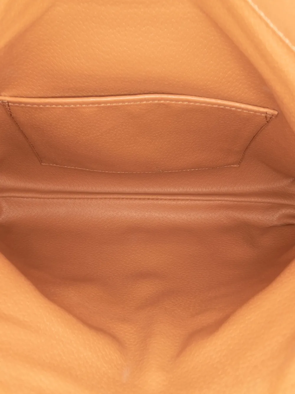 Pre-owned Celine 2008 Macadam Coated Canvas Clutch Bag In Brown
