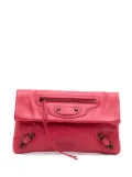 Balenciaga Pre-Owned 2012 Lambskin Motocross Classic Envelope clutch bag - Pink