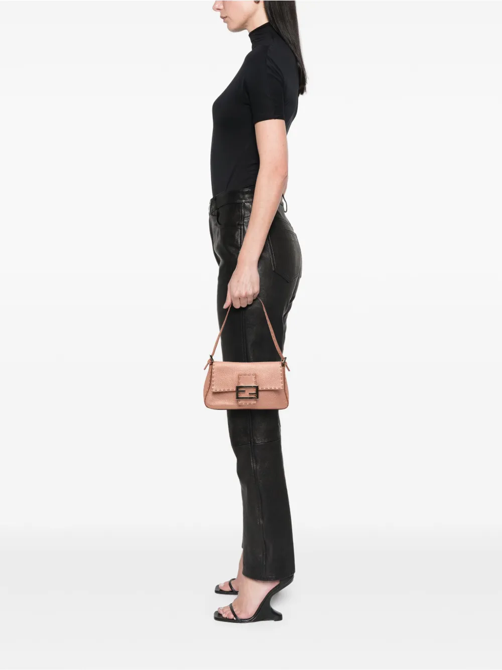 Fendi Pre-Owned 2000-2010 Mini Leather Selleria Mamma Forever shoulder bag | Pre-Owned | Image 2