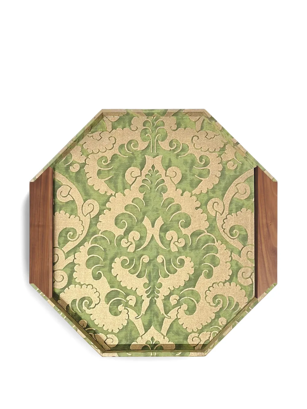 L'Objet Fortuny octagon tray (47cm) | Green | Image 1