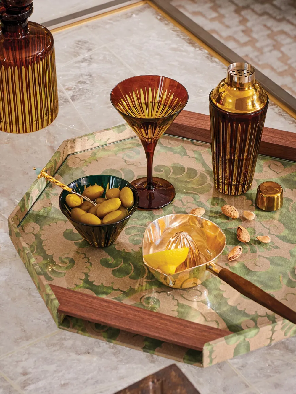 Fortuny Octagon Tray (47cm)
