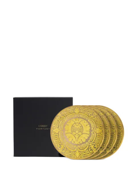 L'Objet Fortuny Orsini dessert plates (set of four)