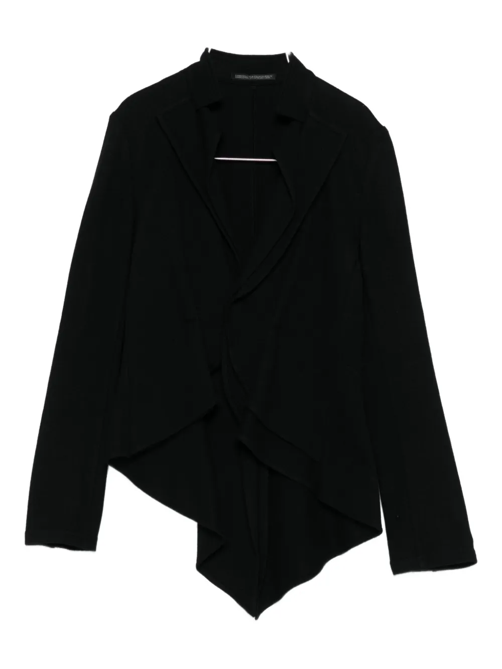 Yohji Yamamoto asymmetric jacket | Black | Image 1