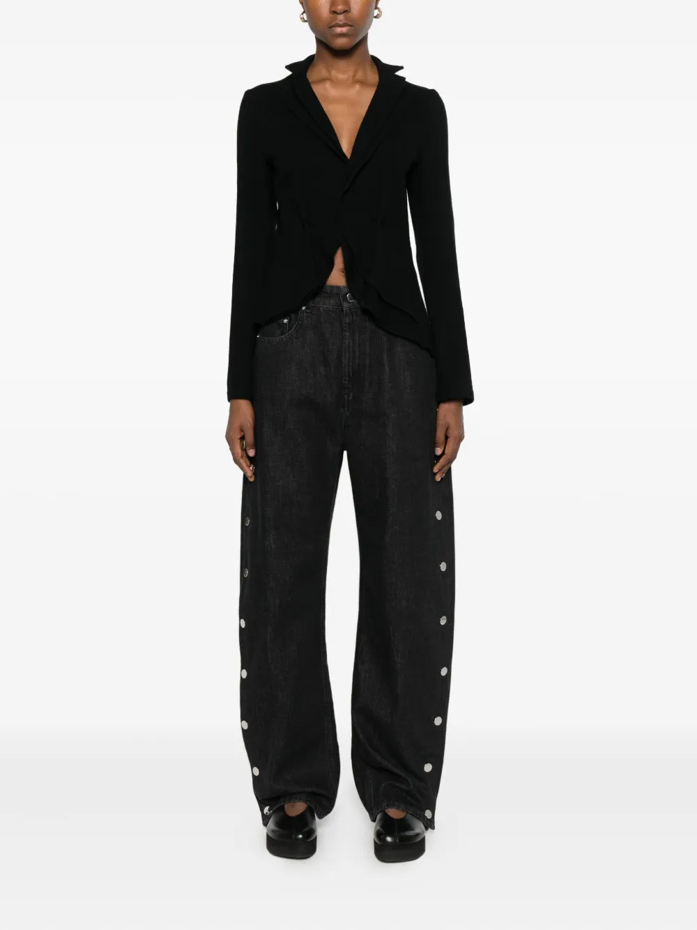 Yohji Yamamoto asymmetric jacket | Fitted Jackets | Image 2