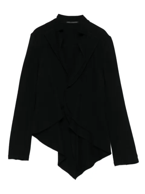 Yohji Yamamoto chamarra asimétrica