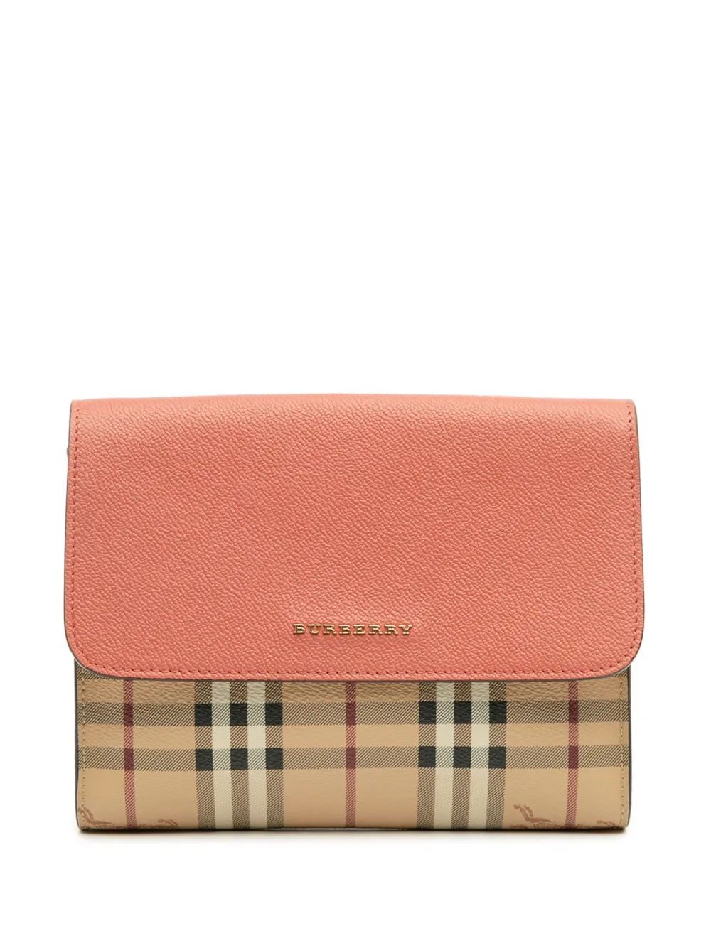 Burberry Pre-Owned 2000-2017 Haymarket Check Coated Canvas and Burberry Pre-Owned 2000-2017 Haymarket Check Coated Canvas and