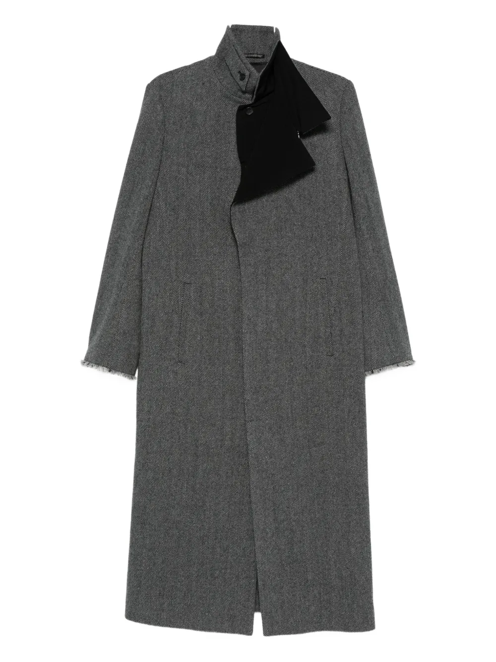 Yohji Yamamoto panelled coat | Grey | Image 1