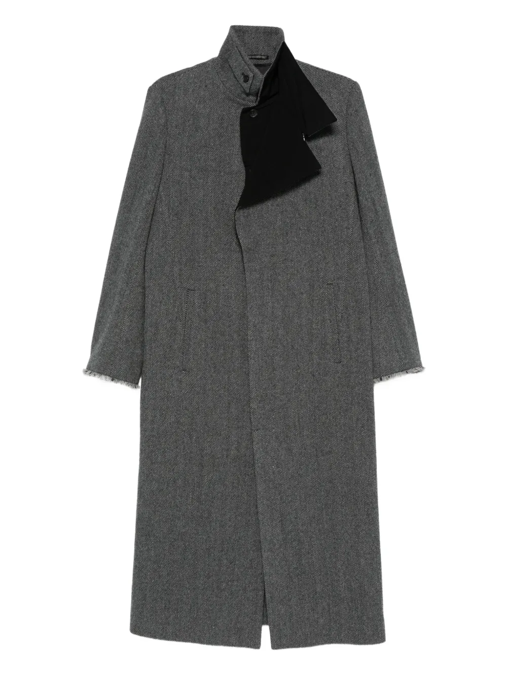 Yohji Yamamoto abrigo con paneles | gris | Image 1