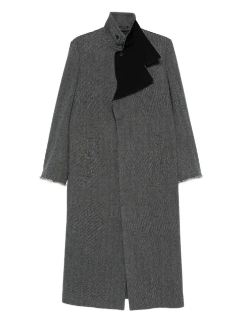 Yohji Yamamoto panelled coat
